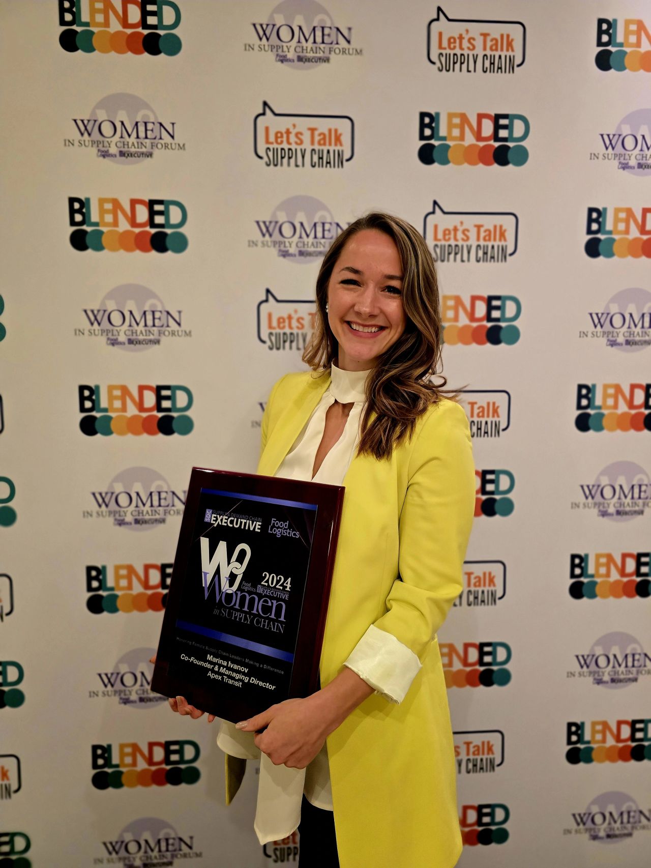 Rising Star award from the Women in Supply Chain Forum