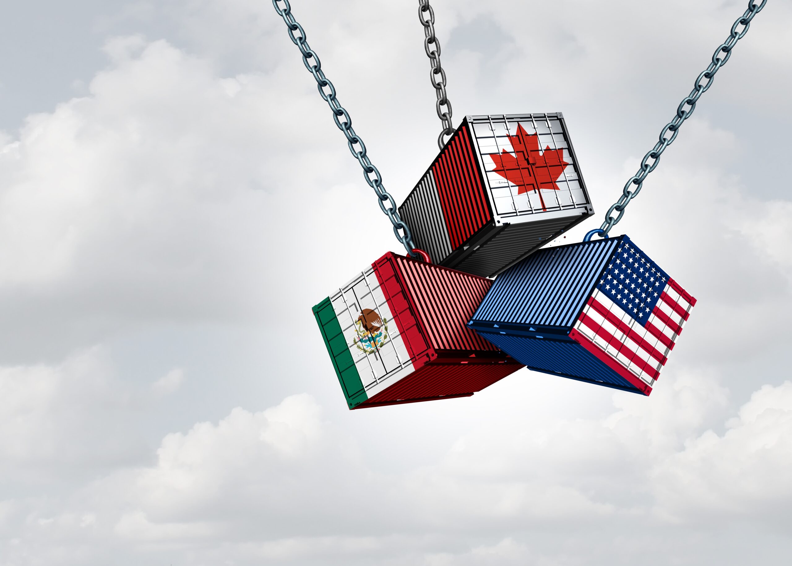 With Trump’s 25% tariffs on Canada and Mexico, which states are most dependent on their North American neighbors for imports?